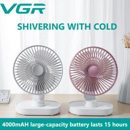 Fans New Electric Fan Shaking Head Desktop Fan USB Small Fan Rechargeable Handheld Fan Portable Silent Circulating Cooling Ventilador