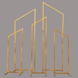 Party Decoration Pcs Wedding Arch Background Square Three-dimensional Geometric Screen Flower Stand With Bevelled Edge Pointed HeadParty