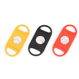 Coltello in plastica manuale portatile tagliapelli per fumare accessori per fumo 3 colori 0426