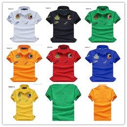 Summer designer men's Polos shirt lapel embroidery large size short-sleeved T-shirt with 100% cotton