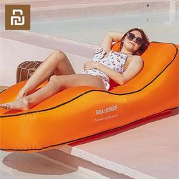 Accessories Youpin Portable Lazy things GIGA Lounger Air Bed CS1 Automatic Inflatable Bed for Office Camping Emergency Charging Load 150kg