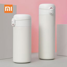 Accessories Original Xiaomi Mi Mijia Pinlo Stainless Steel Vacuum Cup Portable 24 Hours Flask Water Smart Bottle Thermos Single Hand On