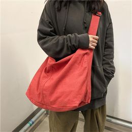 Shopping Bags Women's Bag Shopper Fashion School Messenger Crossbody Nylon Zipper Handbags Japanese Large Capacity Tote Shoulder