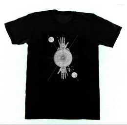 Men's T Shirts Palmistry Divination Astrology Tshirt 71 T-Shirt Satan Satanic Witch Witchcraft Printing Apparel? Tee Shirt