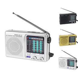 راديو طوارئ راديو كامل النطاق البلاستيكي المحمولة راديو SW AM FM محمولة محمولة طائرة راديو طاقة مكبر صوت مدمج تعمل
