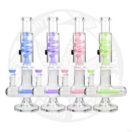 Smoking Pipes New Glcyerin Coil Recycler Colorf Hookah Glyco Bong Inline Perc Zable Chilled Cool Summer Water Pipe Drop Delivery Hom Dhruz