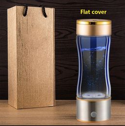 Dispenser SPE/PEM Hydrogen Generator Cup 430ML Alkaline Maker HydrogenRich Water Ioniser Portable Bottle Pure H2 Electrolysis Cup