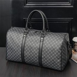 Factory whole mens bag England Style printed men women travel bags outdoor fitness plaid handbags large wet and dry leather fa328c