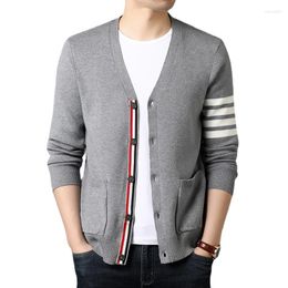 Men's Sweaters Men Wool Cardigan Casual Sweatercoats High Quality Male Business Fashion Man Spring Autumn Cardigans 3X