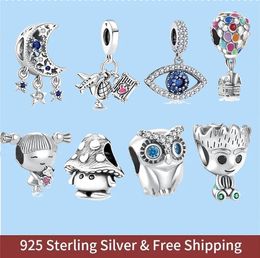 925 sterling silver charms for pandora Jewellery beads Colour women pendant Jewellery galaxy starry sky charms