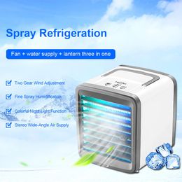 Fans Air Conditioner Air Cooler Mini Fan Portable Airconditioner For Room Home Air Cooling Desktop Usb Charging Air Conditioning Fan