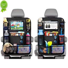 New Children's Car Rear Seat Storage Bag One Film Bag Can Hold The Tablet Computer Or Phone other Pockets For Books Toy Cups Baby