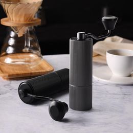 Grinders Aluminum Manual Coffee Grinder Portable Coffee Beans Mill Machine with Stainless Steel Grinding Core Kitchen Hand Coffee Maker