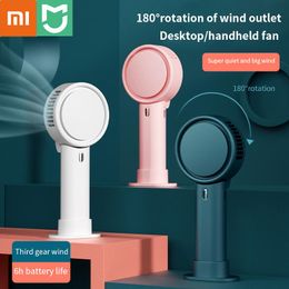 Humidifiers 2021 New Bladeless Hand Held Fan Cooler Mini USB Portable Air Conditioner fans Mute For Home Outdoor Ventilador Cooler Palm Fan