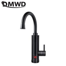 Heaters DMWD Electric Kitchen Water Heater Tap Instant Hot Water Faucet Heater Cold Heating Faucet Tankless Heater Under Type 3000W 220V