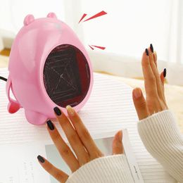 Heaters Mini Portable Electric Heater Small Space Personal Cartoon Heater Desktop Household Energy Saving Quick Heat Heaters For Home