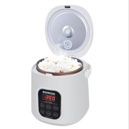 Appliances 2L Rice Cooker Used in Car and Home 12v to 220v or Truck and Home 24v to 220V Enough for Six Persons