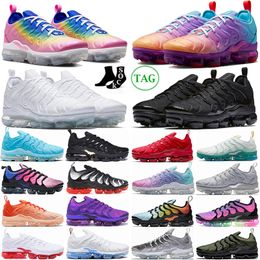 Tn Plus Running Shoes Men Women Fuchsia Dream Pink Spell University Blue Triple Black White Shark Coquettish Purple Yolk Cherry Tns Mens Trainers Outdoor Sneakers