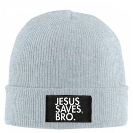 winter Hat Cap Jesus Save Bro Beanie wool knitted men women Caps hats Skullies warm Beanies Unisex 227y