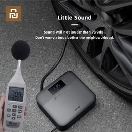 Accessories Youpin Car Air Compressor Lite Mi Protable Electric Car Air Pump Mini Compressor Tyre Inflator Auto Tyre Pumbs 12V Data