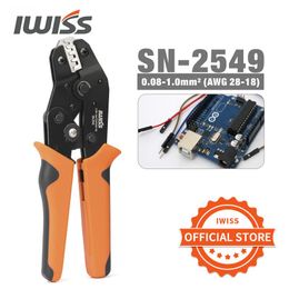 Zappers Iwiss Sn2549 Ratchet Wire Crimping Tool for Jst Zh 1.5mm,ph2.0mm,xh2.5mm,dupont 2.54mm Pitch Open Barrel Terminal Crimper Plier