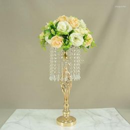 Party Decoration 10pcs)Wedding Table Centrepieces Crystal Flower Stands Chandelier Wedding 1420