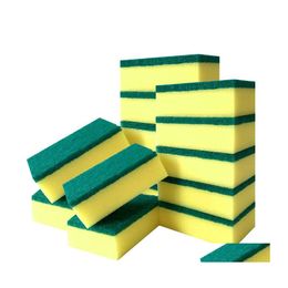 Sponges Scouring Pads 20/30Pcs Dishwashing Kitchen Nano Emery Magic Clean Rub Pot Rust Focal Stains Sponge Removing Kit Cleaning B Dhyp0