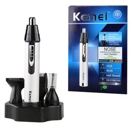 Humidifiers Original Kemei 4in1 Rechargeable Nose Hair Trimmer Ear Beard Trimer Eyebrow Nose Hair Trimmer Nose and Ears Hair Removal Hine