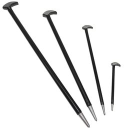 Koevoeten 4piece round rod crowbar nail puller heat treatment 6"12"16"20" fuel injector puller repair and removal tool