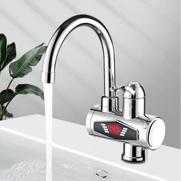 Heaters Instant Tankless Electric Hot Water Heater Faucet Kitchen Heating Tap Water Heater with LED Temperature Display