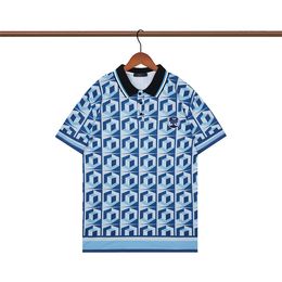6 New Fashion London England Polos Shirts Mens Designers Polo Shirts High Street Embroidery Printing T shirt Men Summer Cotton Casual T-shirts #952