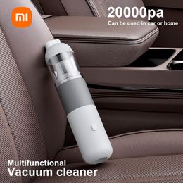 Appliances Xiaomi New Car Vacuum Cleaner Portable Mini Handheld Vacuum Cleaner Smart Home Car Dualpurpose Mi Wireless 20000PA Dust Catcher