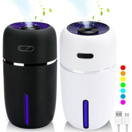 Appliances 200ML Ultrasonic Mini Air Humidifier For Home Car USB Mist Maker Fogger With LED Night Lamp New Humidificador