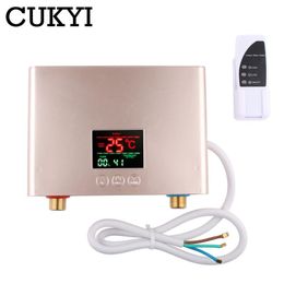 Heaters 3KW/5.5KW Instant Water Heater Fast Heating Intelligent Frequency Conversion Constant Temperature Remote Control Water Heater US