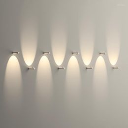 Wall Lamp Modern Simple LED Black/white Decor Sconce Lights Bedroom Living Room Bedside Outdoor Lighting Lamparas