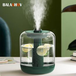 Humidifiers Air Humidifier 1L Large Capacity Rechargeable 2000mAh Battery Aroma Essential Oil Diffuser USB Mist Maker LED Light for Home