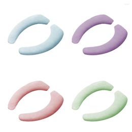 Toilet Seat Covers 2 Pieces Household Pad Bathroom Sticky Solid Color Paste Pedestal Cushion Universal Reusable Cover