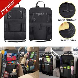 New Car Backseat Organizer Multi-Pocket with Touch Screen Tablet Holder Auto Storage Pockets Cover Car Seat Back Protectors for Trip