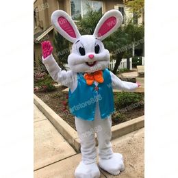 Halloween Easter Rabbit Mascot Costume Cartoon Theme Character Carnival Festival Fancy dress Adults Size Xmas Outdoor Advertising Outfit Suit