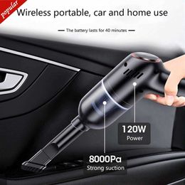 New 8000Pa Strong Suction Cordless Wireless Wet Dry Dual Use High Power Car Vacuum Cleaner for Unique Parts Portable Car Ornaments