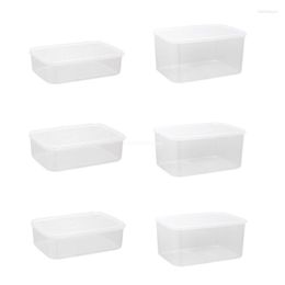 Storage Bottles Kitchen Pantry Clear Plastic Fridge Organiser Box Containers Stackable Transparent Refrigerator Bins With Dropship