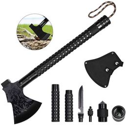 Bijl Multifunction Tactical Axe Portable Foldable Outdoor Survival Axes Camping Tourist Emergency Gear Tool Kit Wild Knife Hatchet