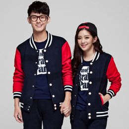 Men's Hoodies & Sweatshirts Wholesale 2023 Autumn Winter Couples Baseball Uniforms Korean Sweaters Men Women Students Wear Shirts JacketsMen