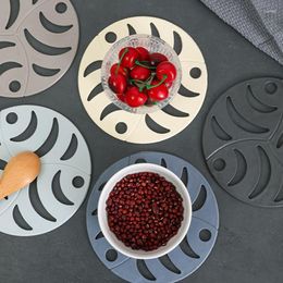 Table Mats Round Heat Insulation Tableware Mat High Temperature Resistance Kitchen Bakeware Placemat Pad Nordic Home Decoration