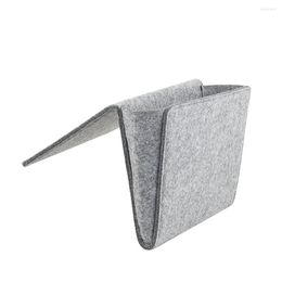 Storage Bags Sofa Armrest Organizer Couch Multifunctional Bedside Bag Book Remote Control Holder (Grey)