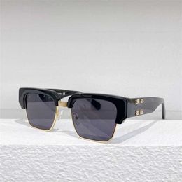 OFF Fashion sunglasses designer Top WHITE for men and woman new trendsetter WHITE Male ow Same Female OERI024 UV400 semi-rimless glasses with original box