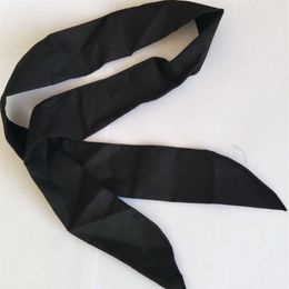 50Pcs Black Colour Factory Supply -Bandana Neck Scarf Tie Wrap Cooling Bandanas Headband Neck Cool Scarfs257f