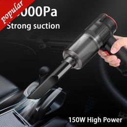 New 16000Pa Car Wireless Vacuum Cleaner 150W 2 In 1 Blowable Cordless Handheld Auto Vacuum Home Car Dual Use Mini Vacuum Cleaner