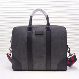 Top Quality 474135 Classic Real Leathe Briefcases Fashion Business trip Document Outdoor Men Messenger bag handbag247u