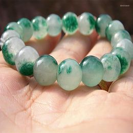 Strand Natural Crystal 10mm Rock Aquatic Agate Beads Tibetan Buddha Prayer Mala Bracelet For Woman Buddhist Jewellery